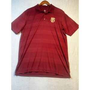 Florida‎ State University Seminoles Football Mens Large Polo Shirt Short Sleeve